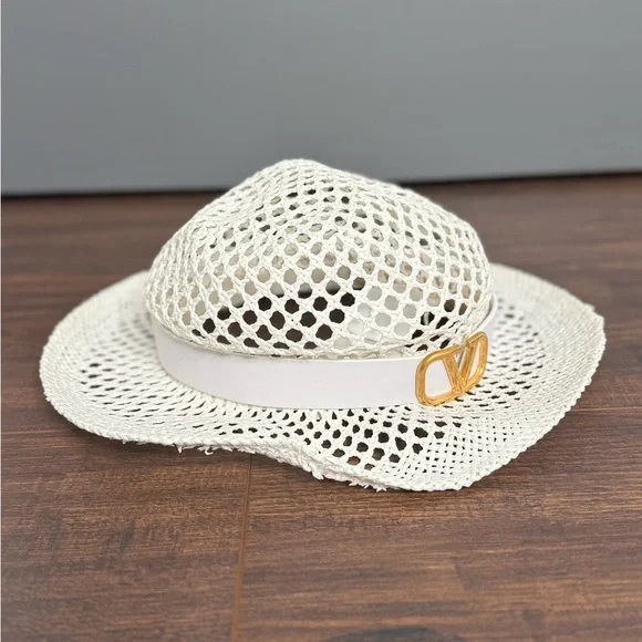 Valentino Garavani Woven Fedora